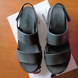 Skechers Foamies Arch Fit Day Dream Sandals Womens 7 Black Comfort Slides